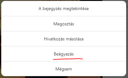 instagram poszt beágyazása