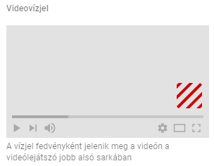 márka használati vízjel, ha több Youtube csatorna feliratkozót szeretnél