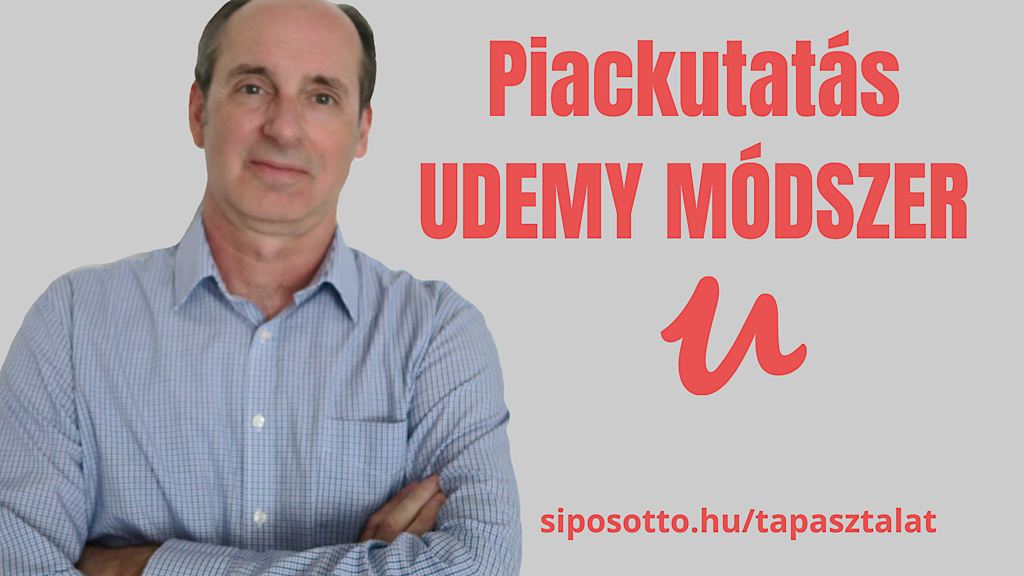 piackutatás udemy módszer