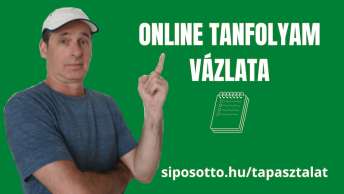 online tanfolyam vázlata - outline