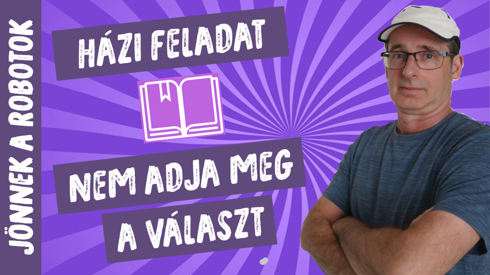AI tanulótárs házifeladatnál